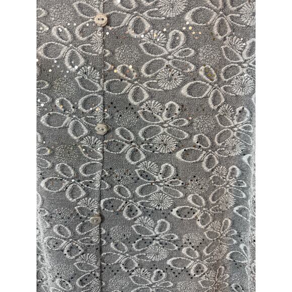 Silver bling top Bons Worth XL Super cute Light weight so doesnt weigh you down - Picture 4 of 5